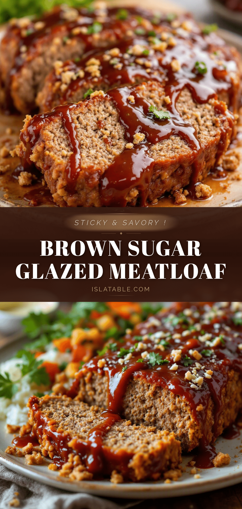 Classic Meatloaf with Brown Sugar Ketchup Glaze recipe