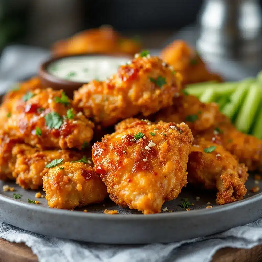 crispy baked chicken wings preparation steps
