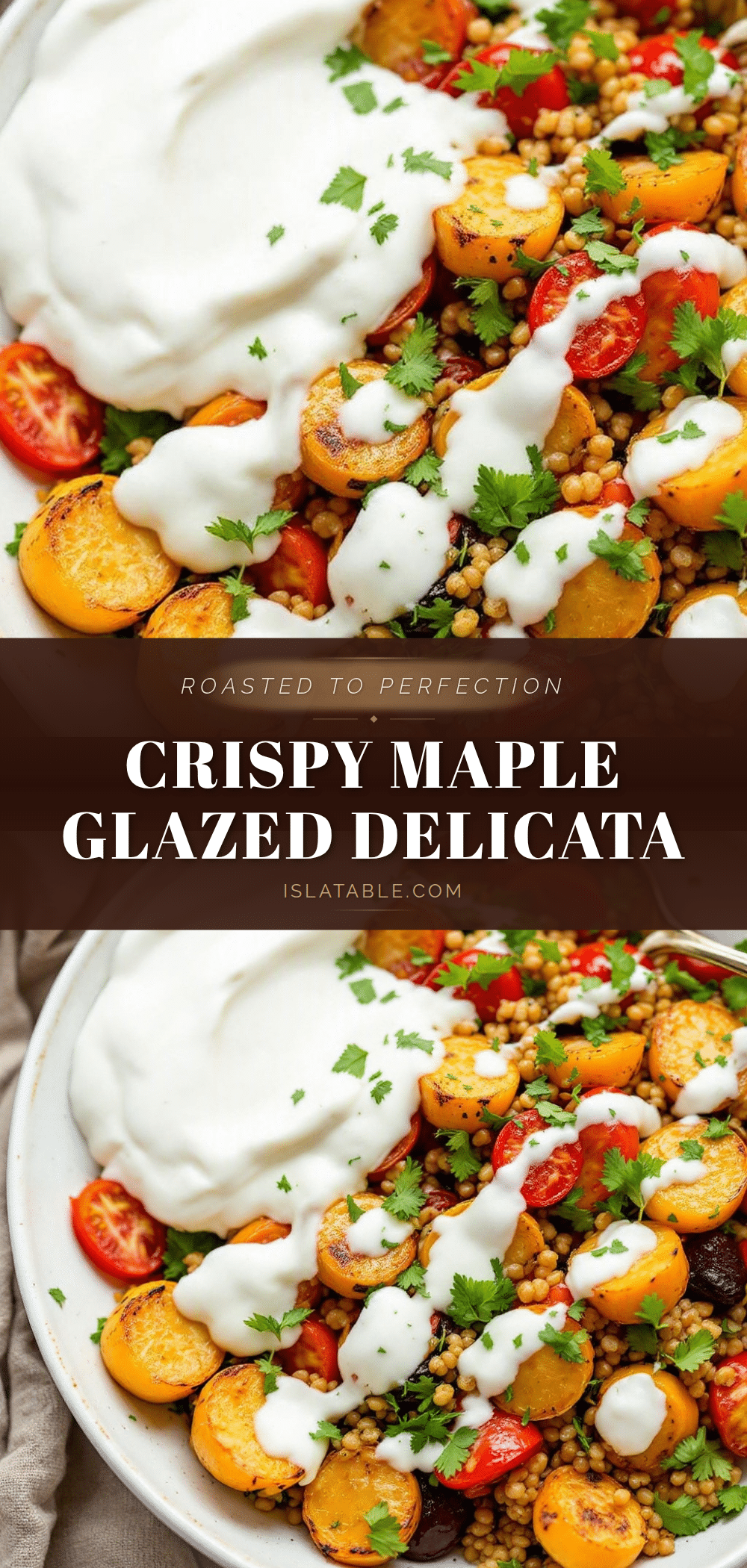 crispy maple glazed delicata squash recipe