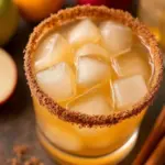 Easy Apple Cider Margarita with Cinnamon Sugar Rim - featured image