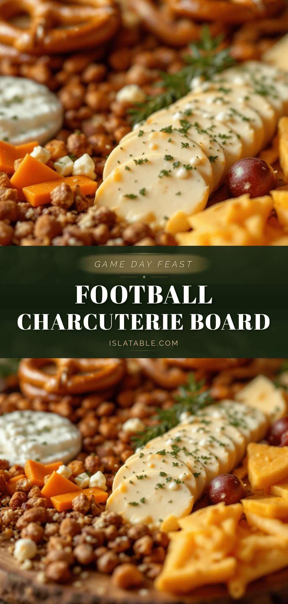 football charcuterie board recipe