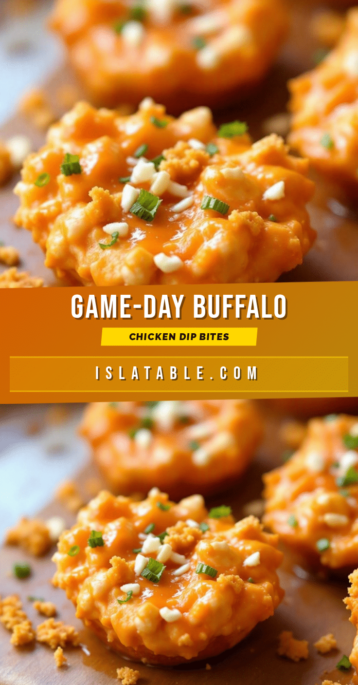 football-shaped buffalo chicken dip bites recipe