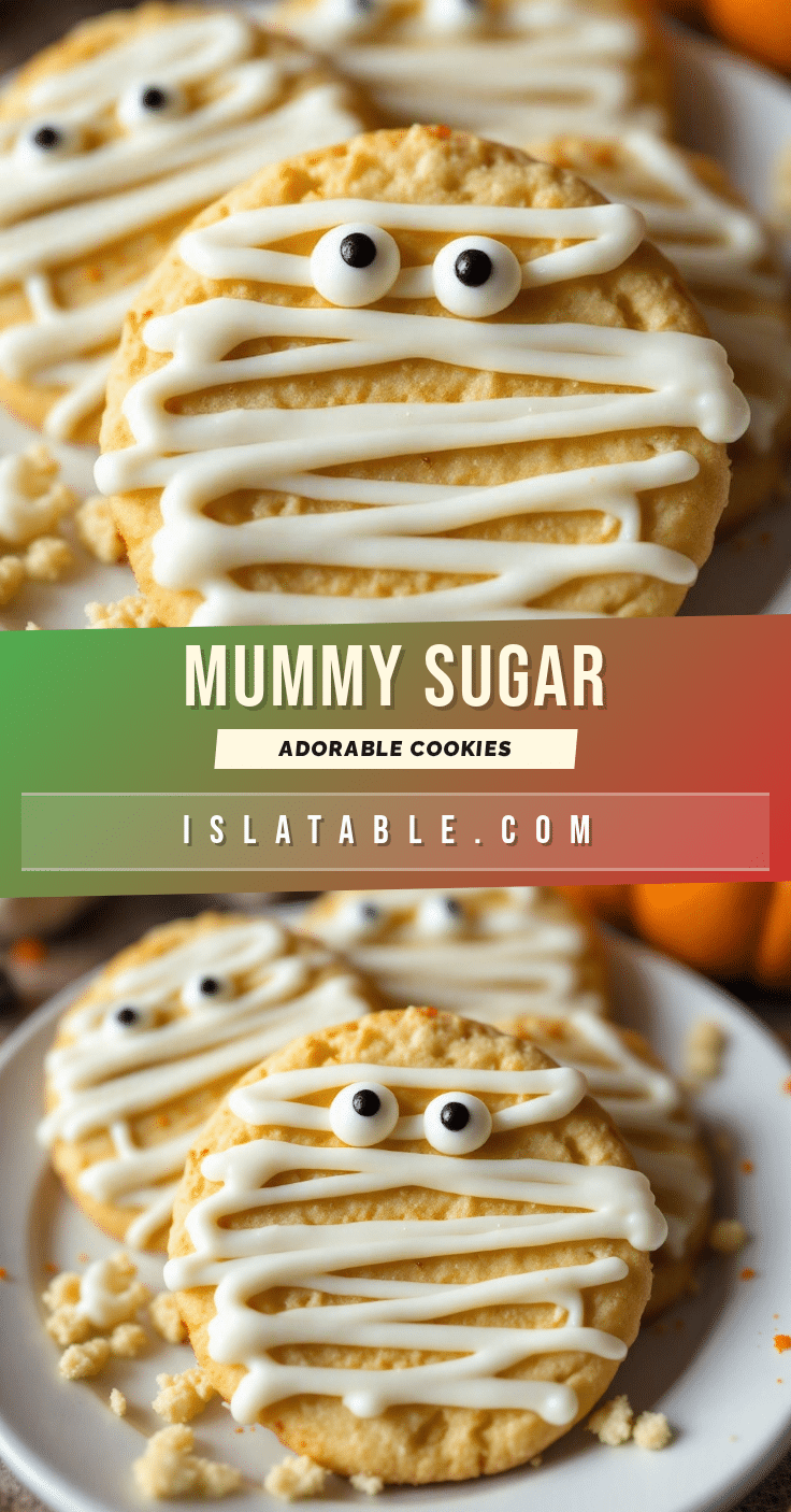 Halloween Mummy Sugar Cookies recipe