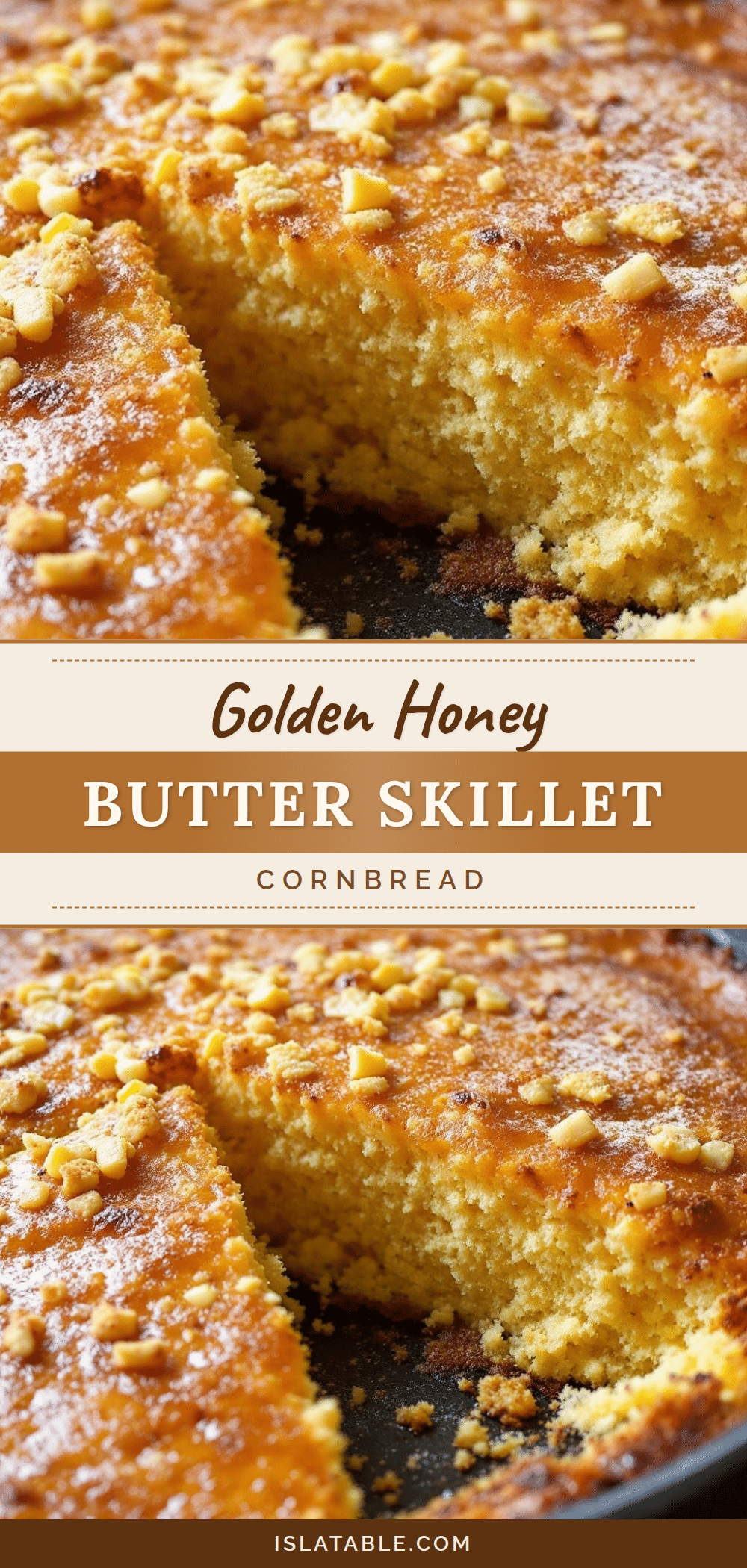 honey butter skillet cornbread recipe