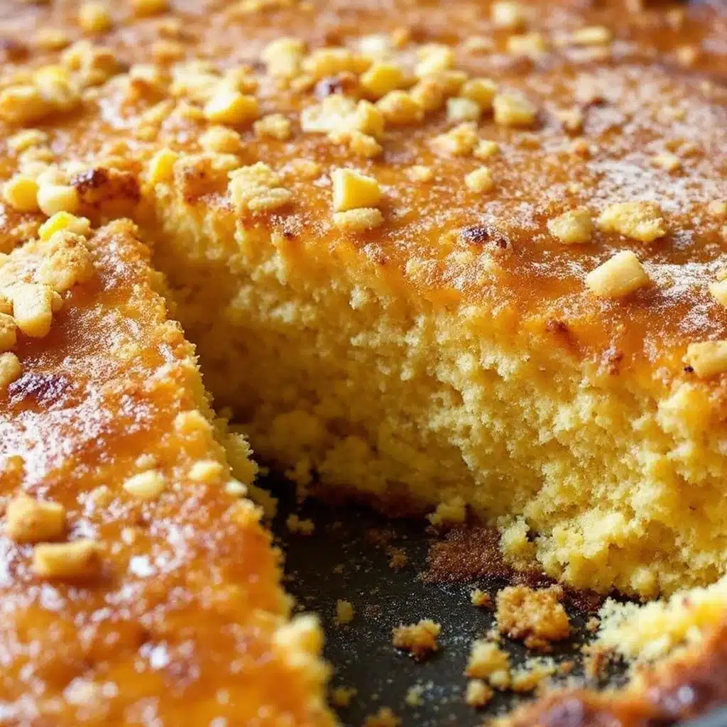 honey butter skillet cornbread - featured image