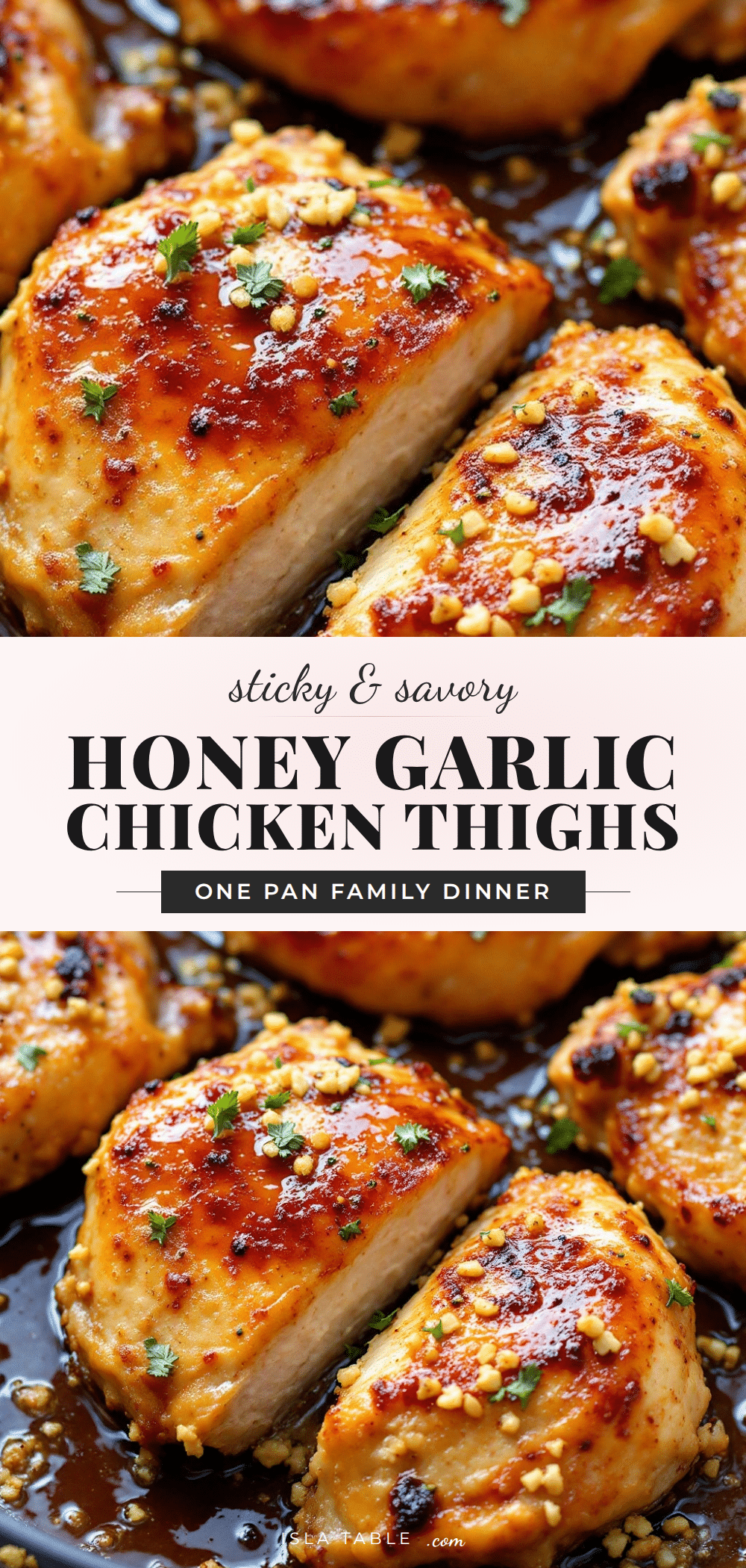 honey garlic chicken thighs recipe