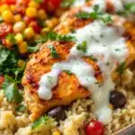 meal prep chicken and rice bowls - featured image