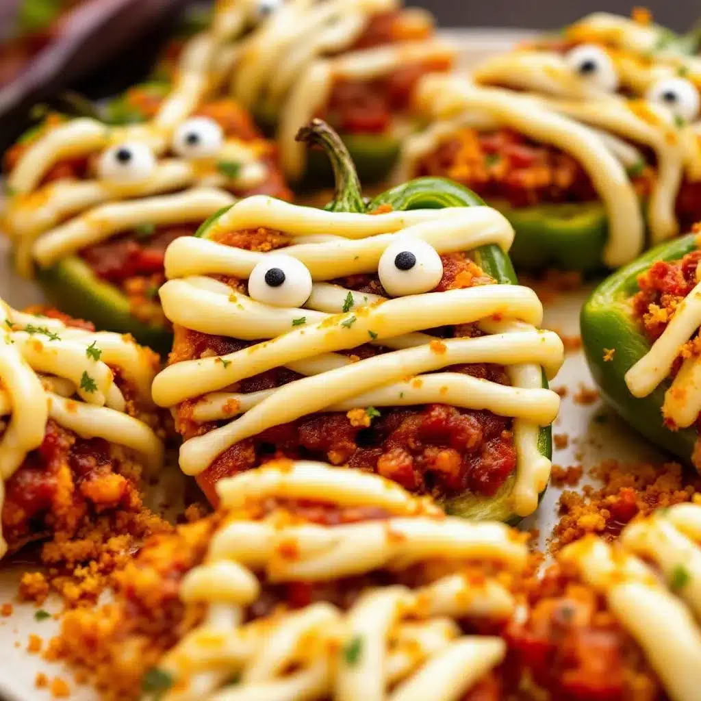 Mummy Stuffed Pepper Bites - featured image