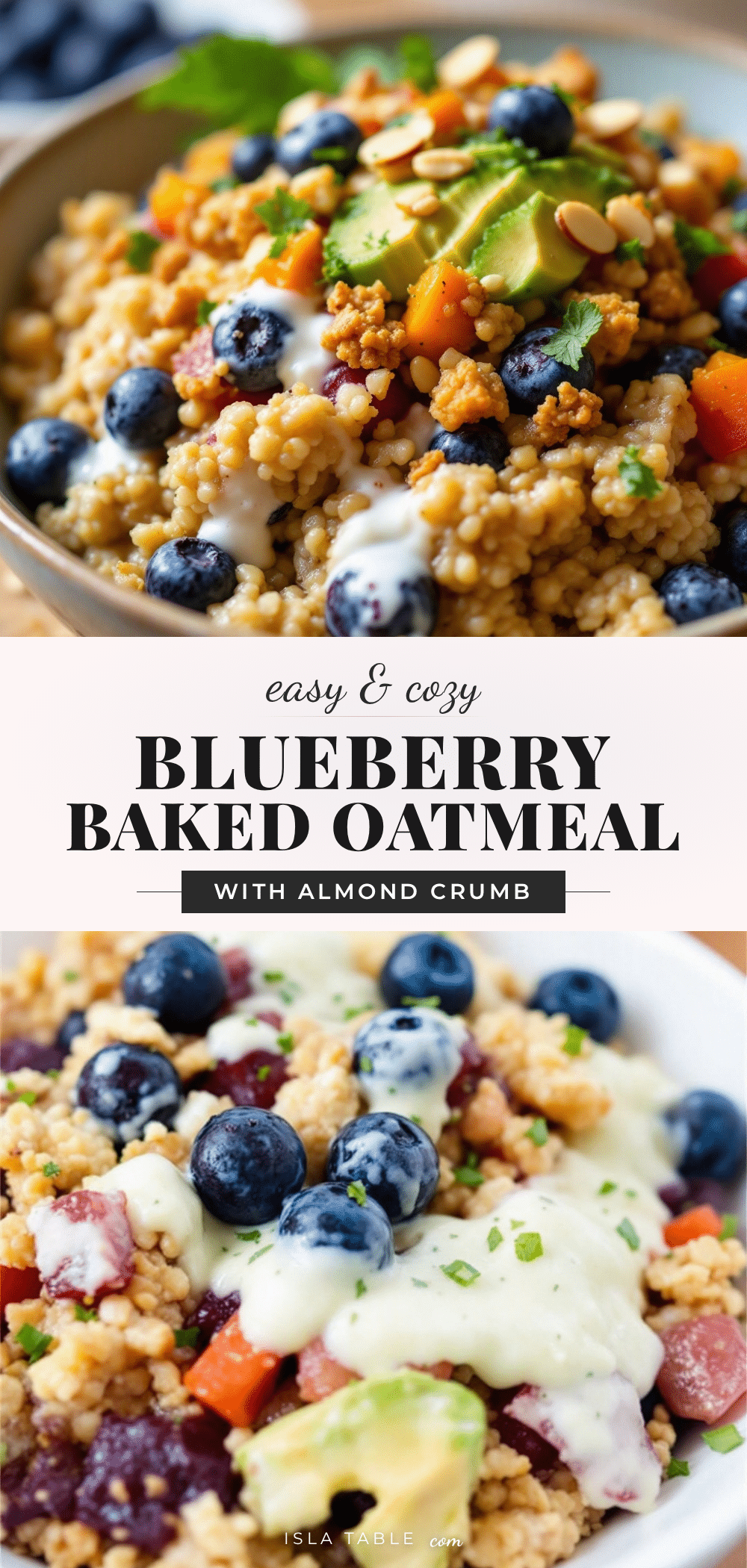 overnight blueberry baked oatmeal recipe