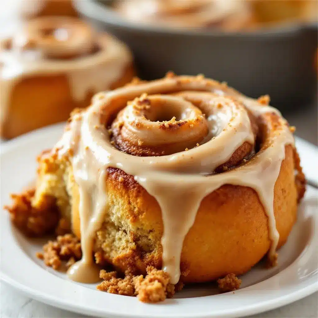 overnight pumpkin spice cinnamon rolls preparation steps