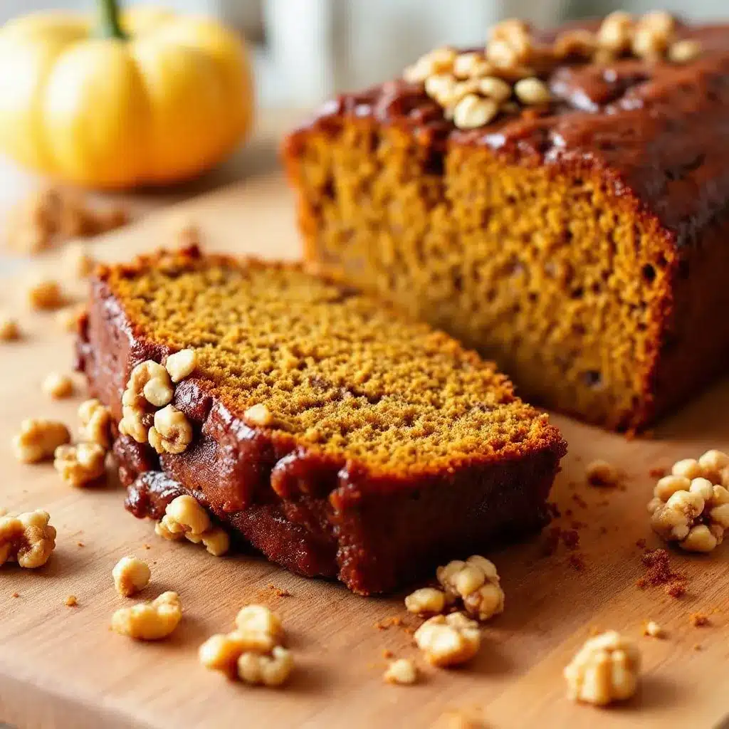 pumpkin banana walnut bread preparation steps