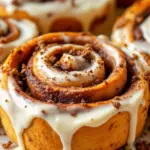 pumpkin cinnamon rolls - featured image