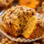 pumpkin cream cheese muffins - featured image