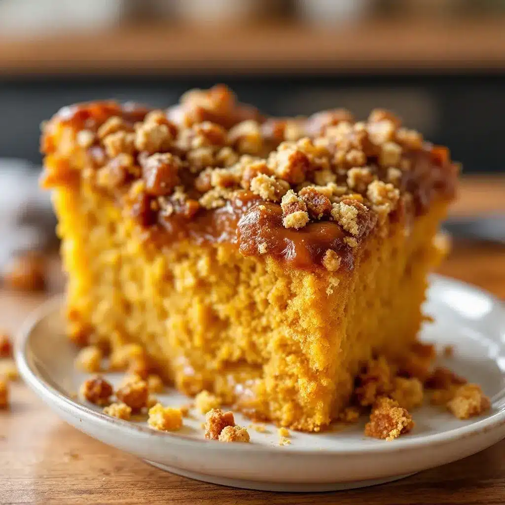 pumpkin dump cake with yellow cake mix preparation steps