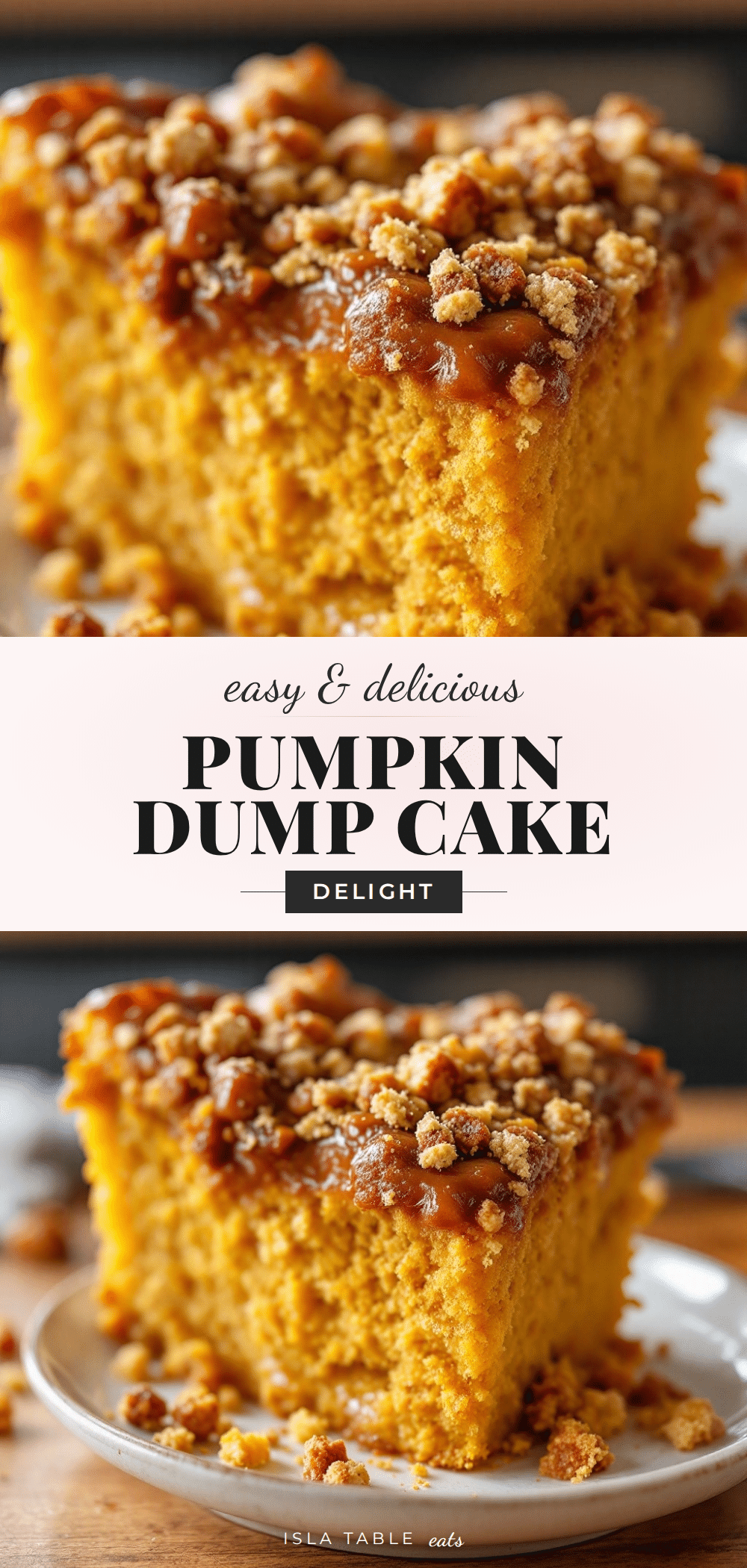 pumpkin dump cake with yellow cake mix recipe