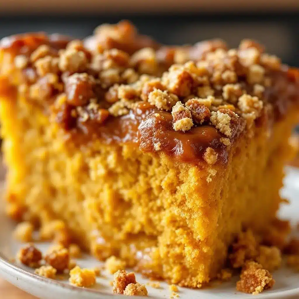 pumpkin dump cake with yellow cake mix - featured image