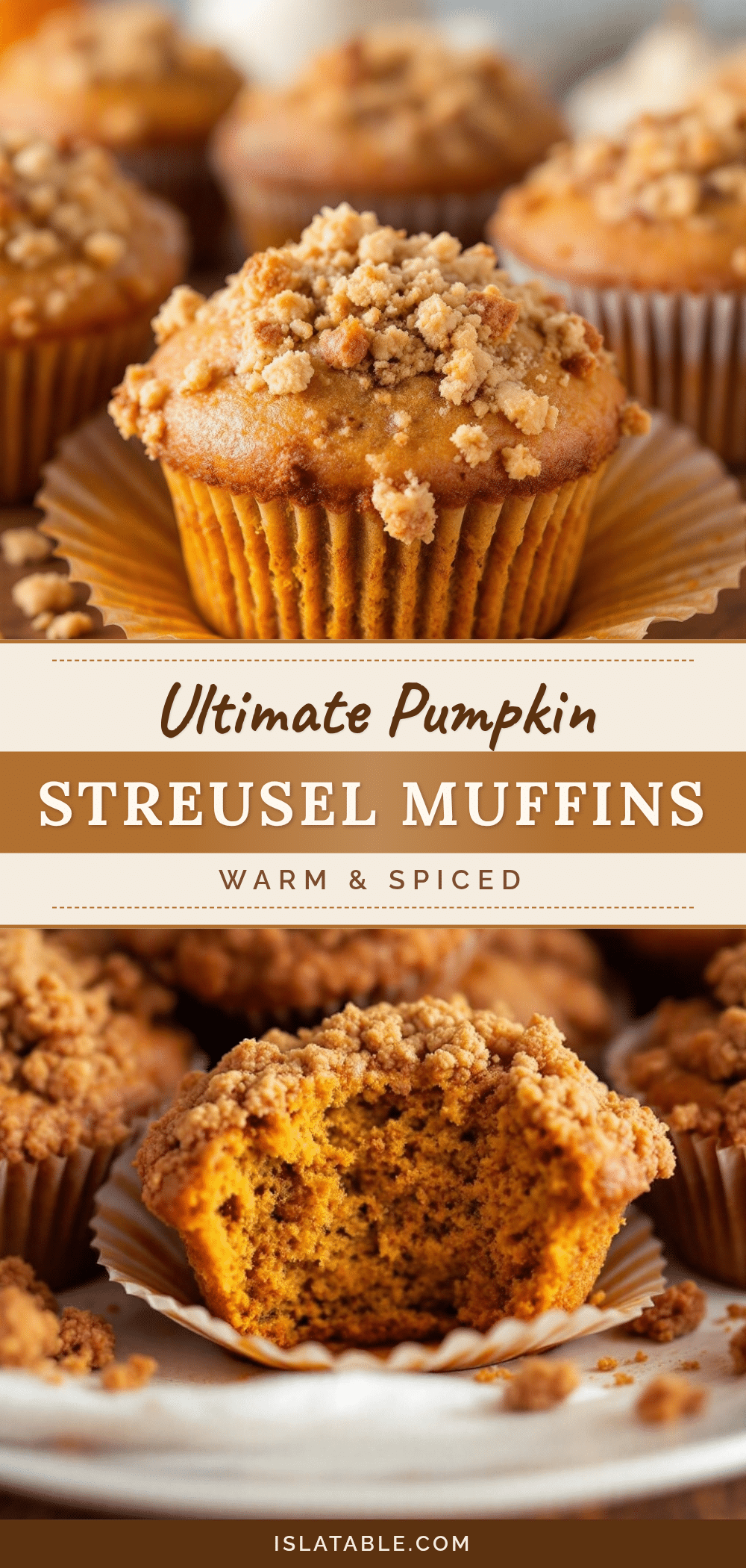 pumpkin streusel muffins recipe