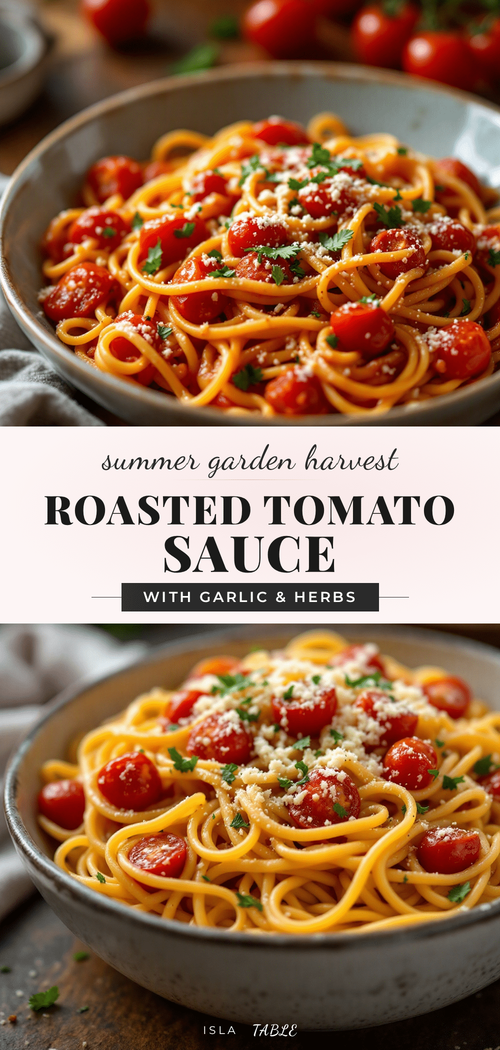 roasted cherry tomato sauce recipe