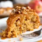 Salted Caramel Apple Cider Donut Cake - featured image