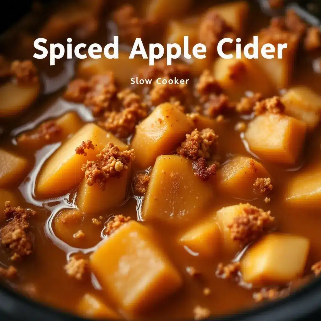slow cooker spiced apple cider preparation steps