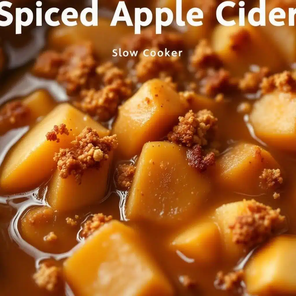 slow cooker spiced apple cider - featured image
