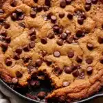 small-batch chocolate chip skillet cookie for two - featured image