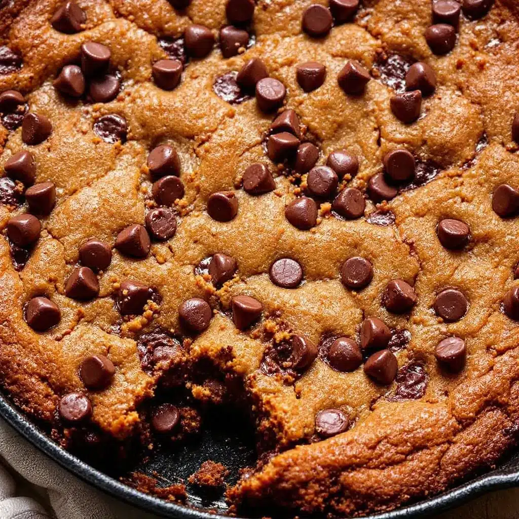 small-batch chocolate chip skillet cookie for two - featured image