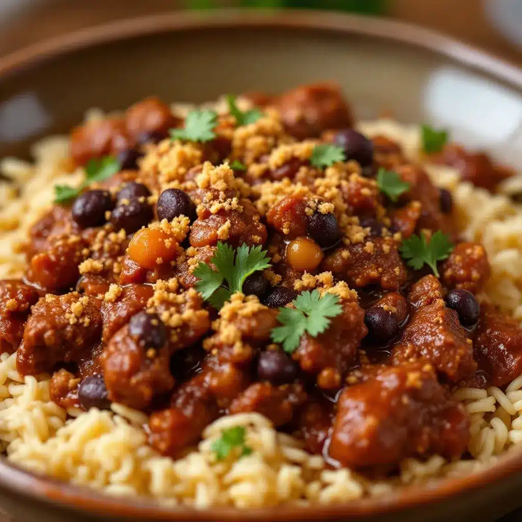 smoky chipotle beef and black bean chili preparation steps