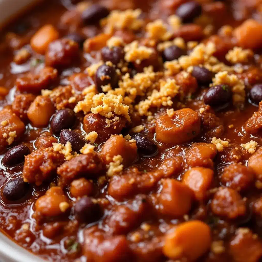 smoky chipotle beef and black bean chili - featured image