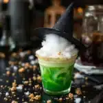 Spooky Witchs Brew Green Punch with Dry Ice - featured image