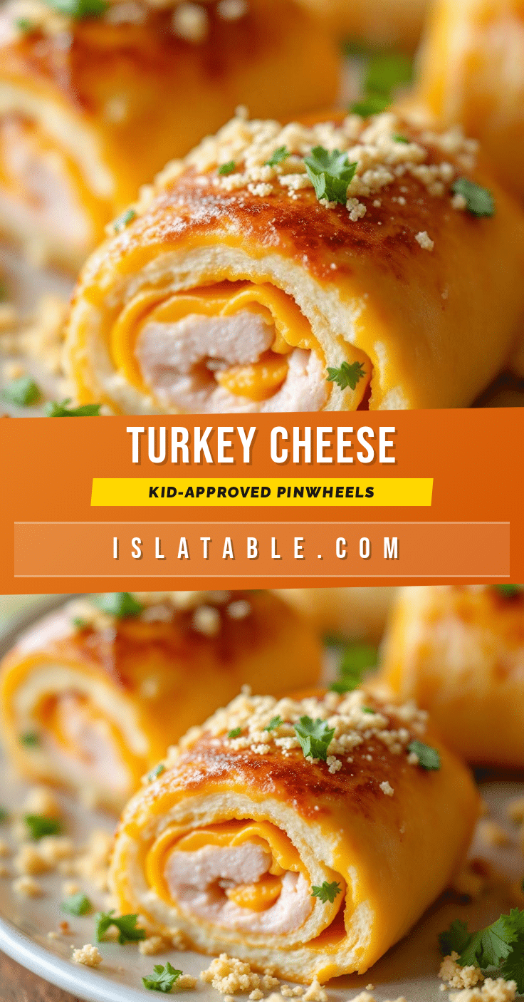 turkey and cheese pinwheel roll-ups recipe