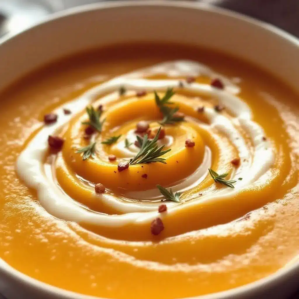 acorn squash soup - featured image