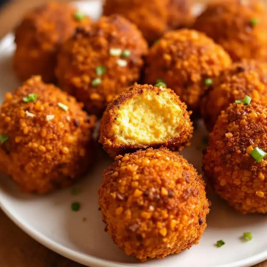 air fryer football cheese ball bites preparation steps