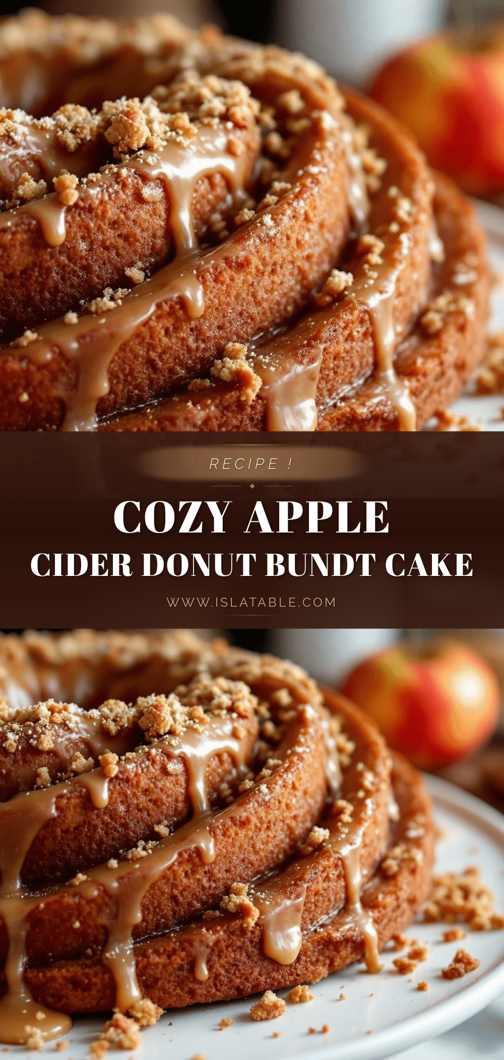 Apple Cider Donut Bundt Cake recipe