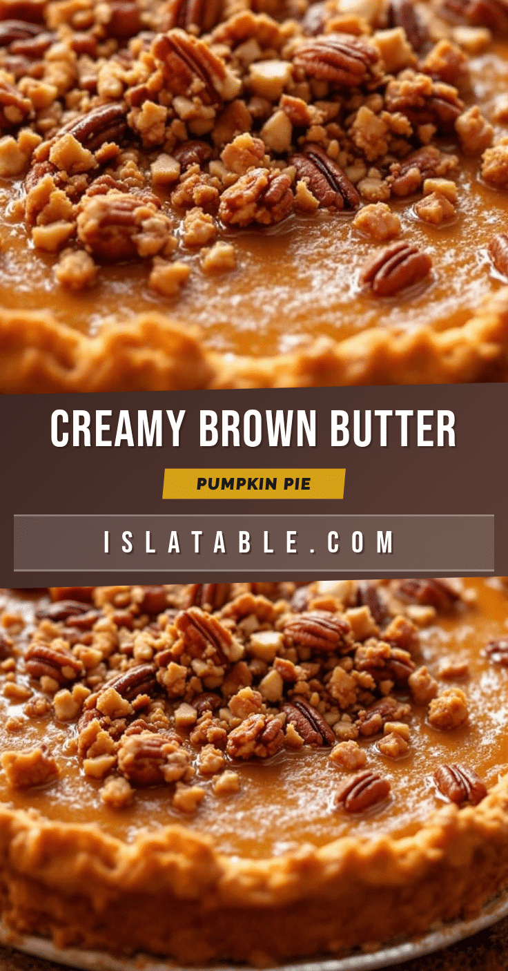brown butter pecan pumpkin pie recipe