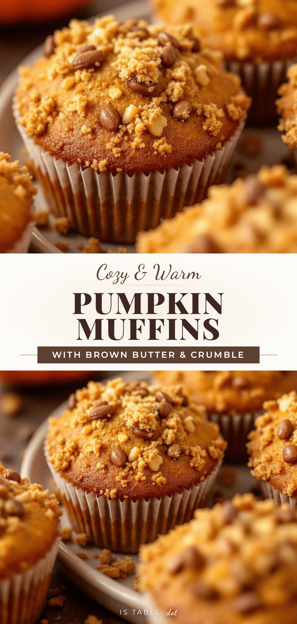 brown butter pumpkin muffins recipe