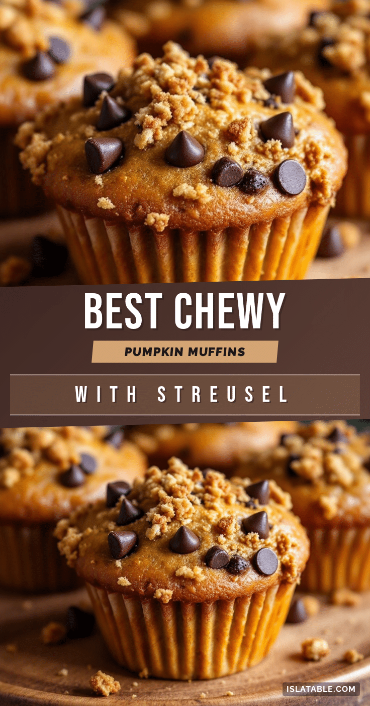 chewy pumpkin muffins recipe