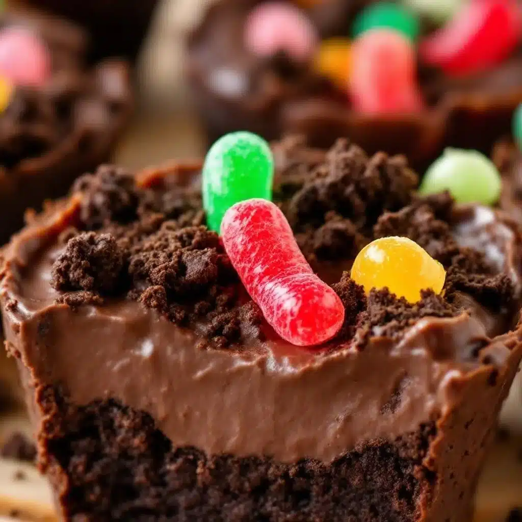 chocolate dirt cups - featured image