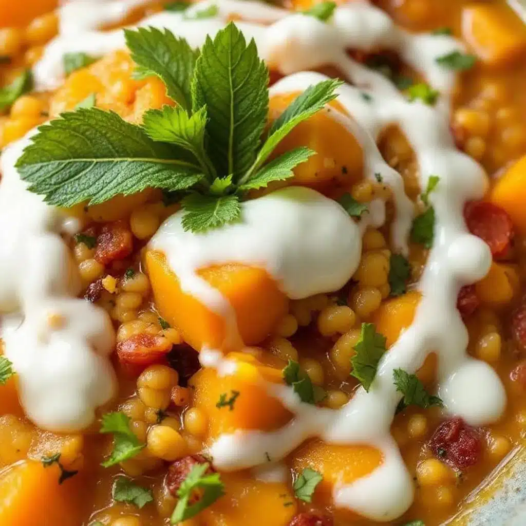 cozy butternut squash apple soup with sage - featured image