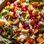 cozy harvest salad with roasted squash - featured image