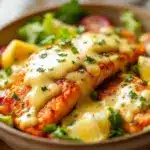 creamy blackened salmon with lemon butter sauce - featured image