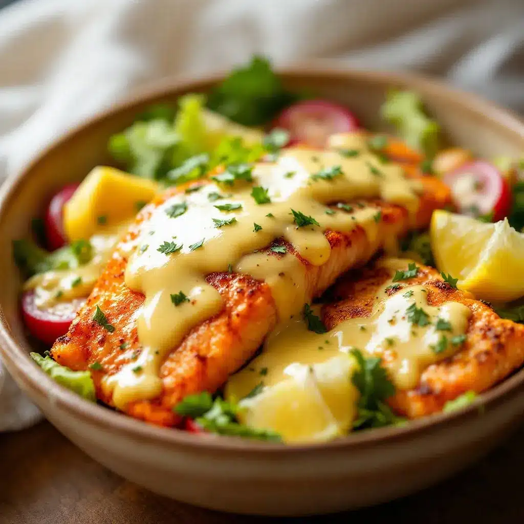 creamy blackened salmon with lemon butter sauce preparation steps