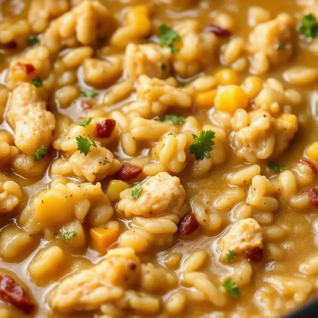 creamy crockpot chicken and wild rice soup - featured image