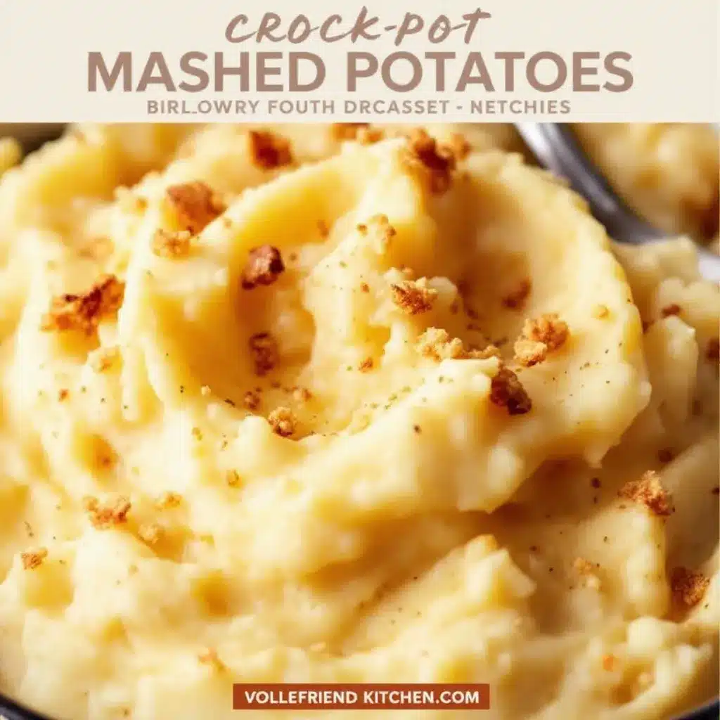 creamy friendsgiving crockpot mashed potatoes preparation steps