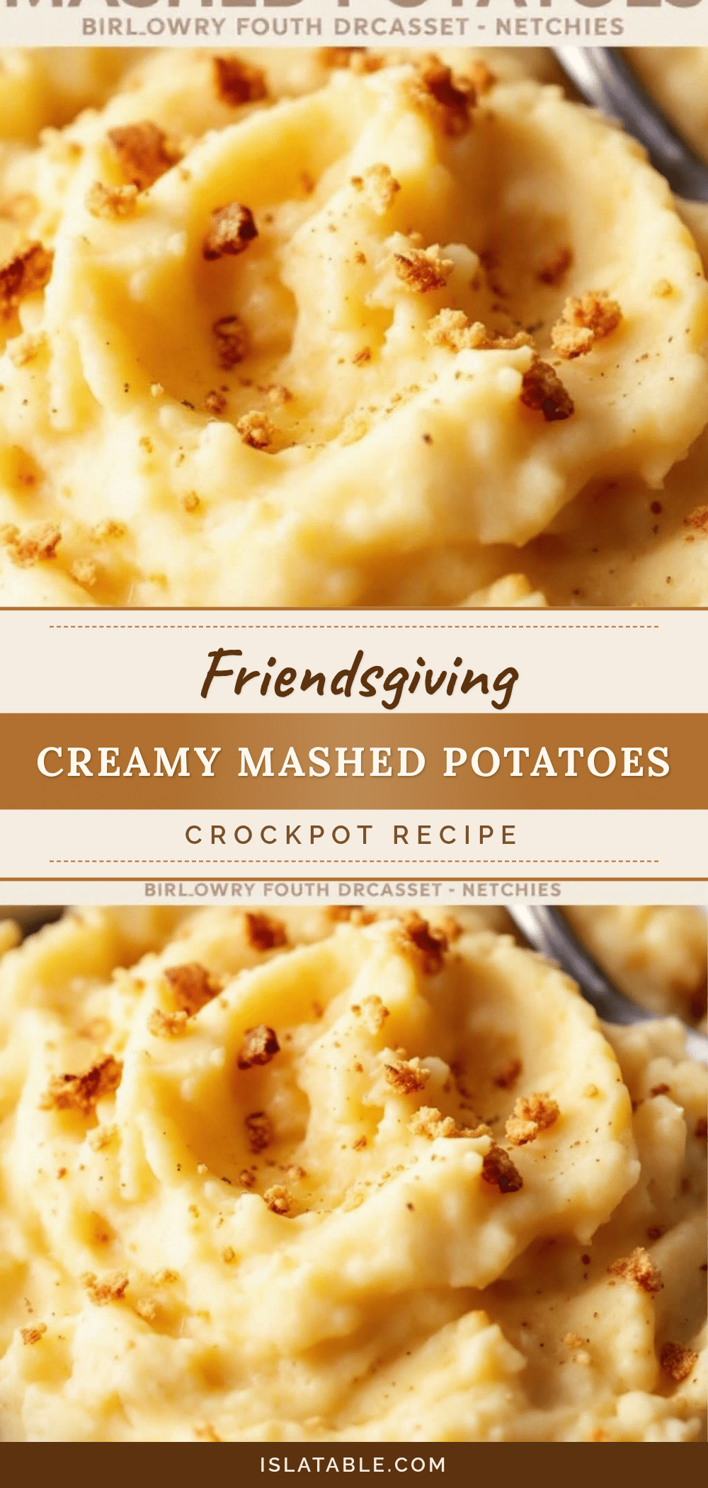 creamy friendsgiving crockpot mashed potatoes recipe