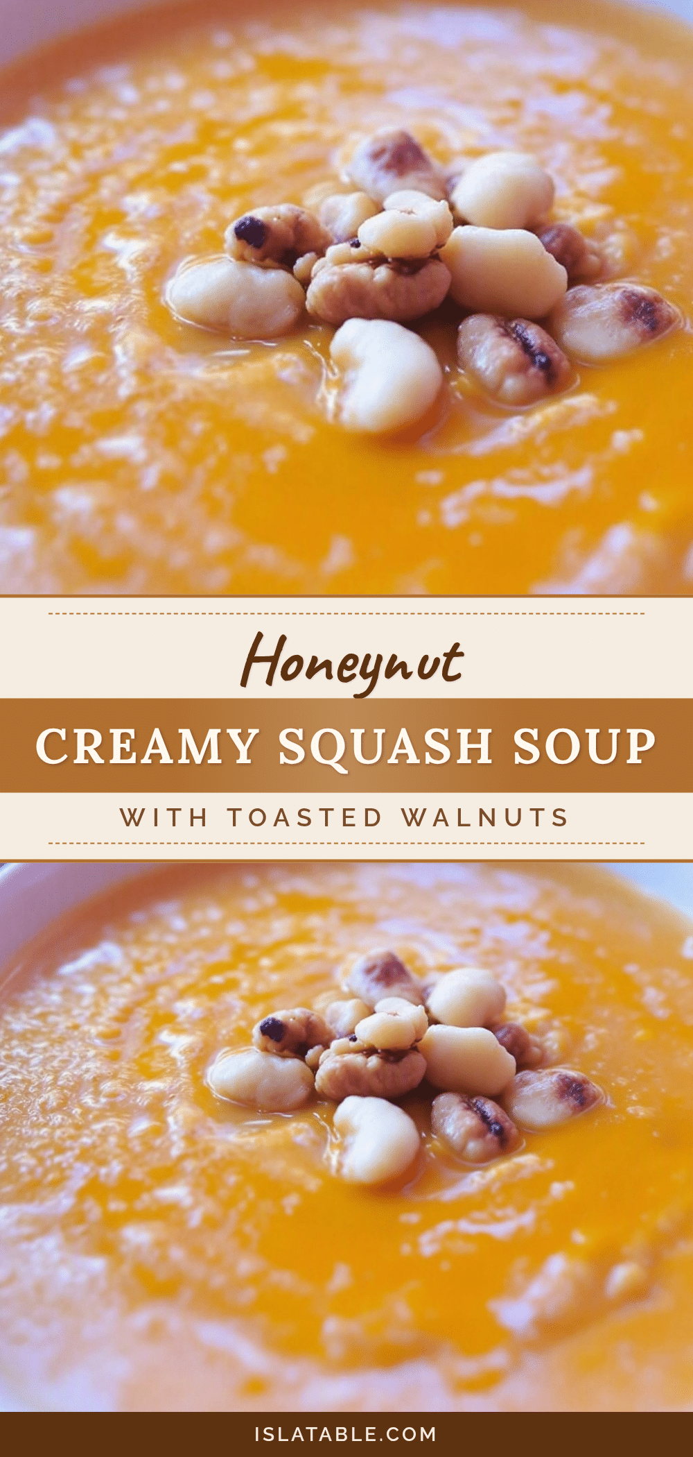 creamy honeynut squash soup recipe