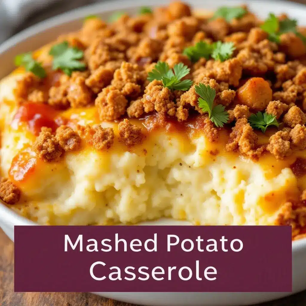 creamy loaded mashed potato casserole preparation steps
