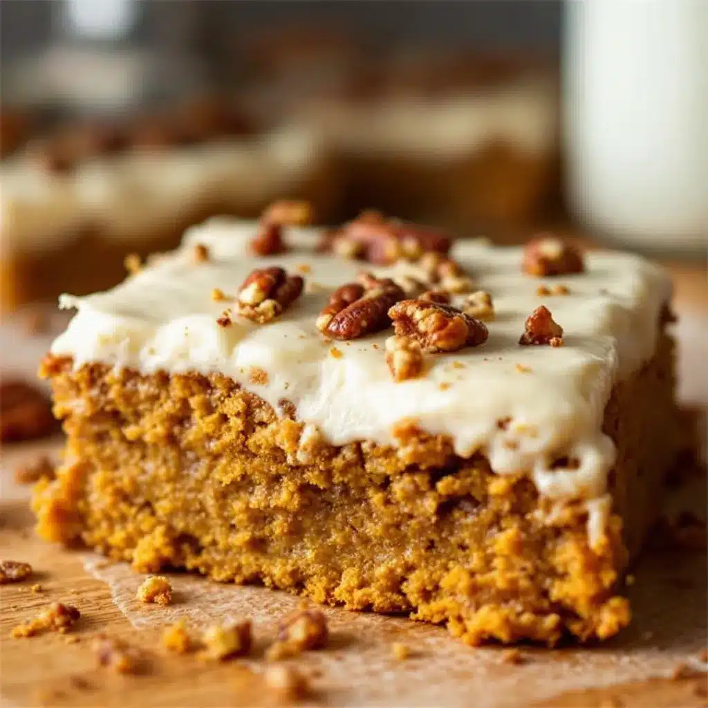 creamy maple pecan pumpkin bars preparation steps