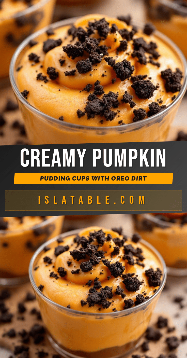 creamy pumpkin patch pudding cups recipe