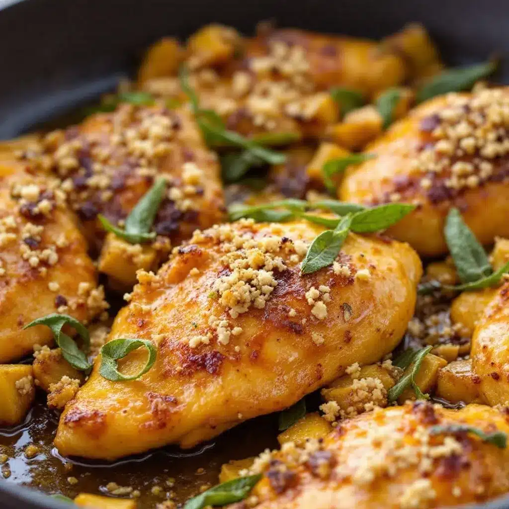 creamy pumpkin sage chicken preparation steps